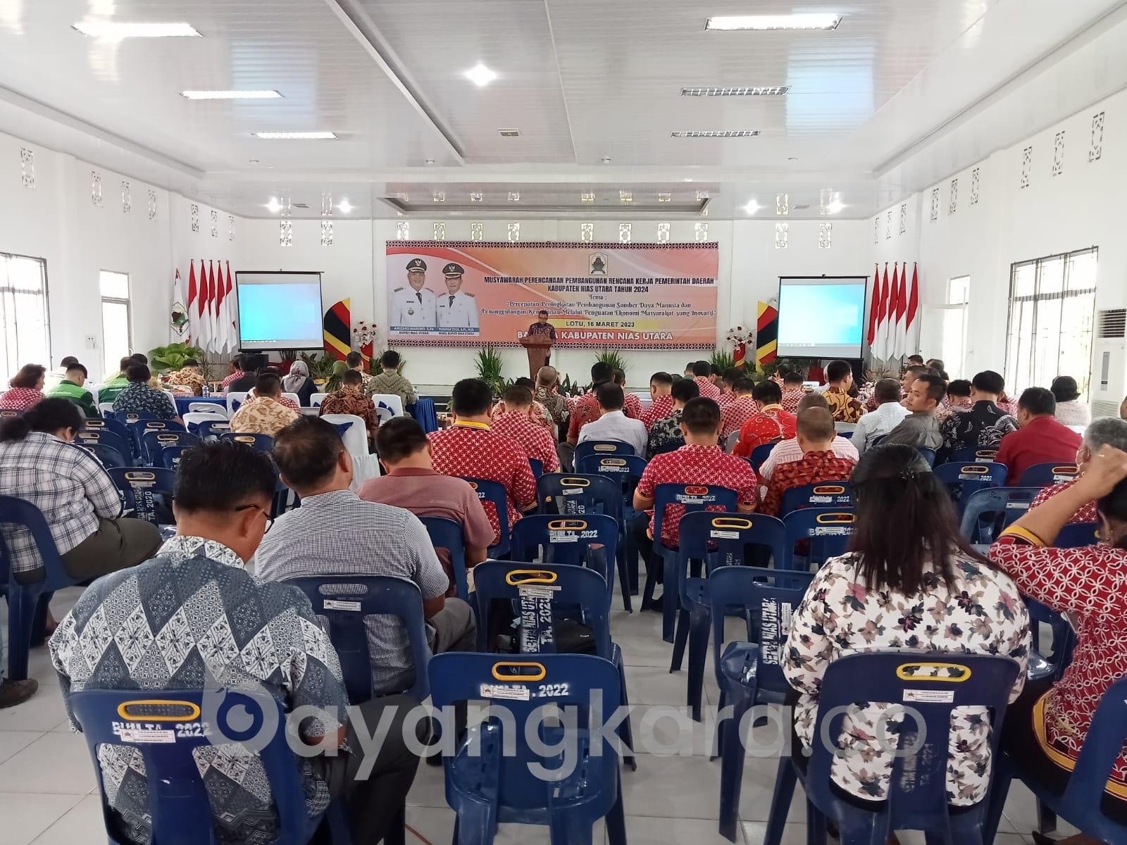 PELAKSANAAN MUSRENBANG RKPD KABUPATEN NIAS UTARA TAHUN 2024.