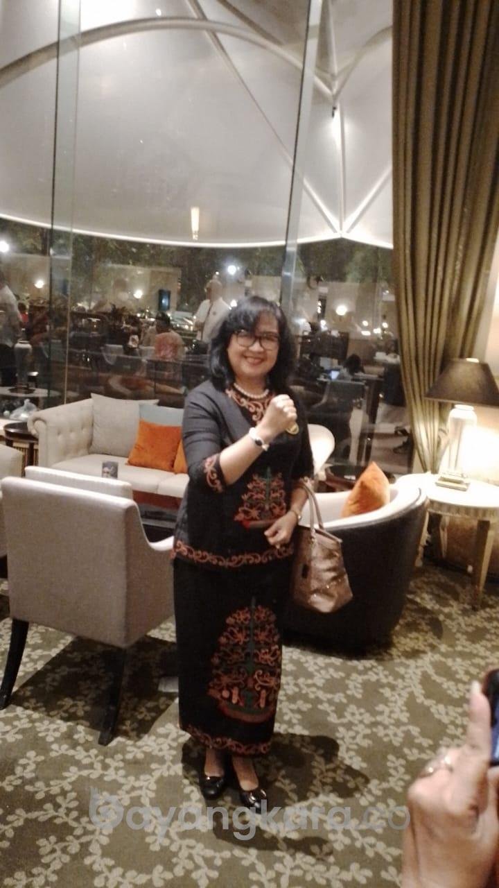 Dokter Herlina Saragih menghadiri acara Kebangsaan di Hotel Borobudur.