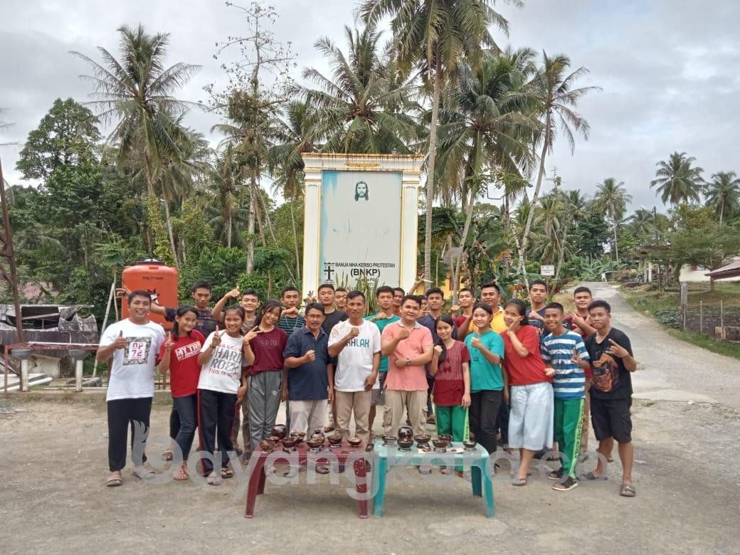 Hasil Pelatihan batok kelapa Anak-anak PPA IO 0120 Agape Jemaat BNKP Lowalangida Zatulo.