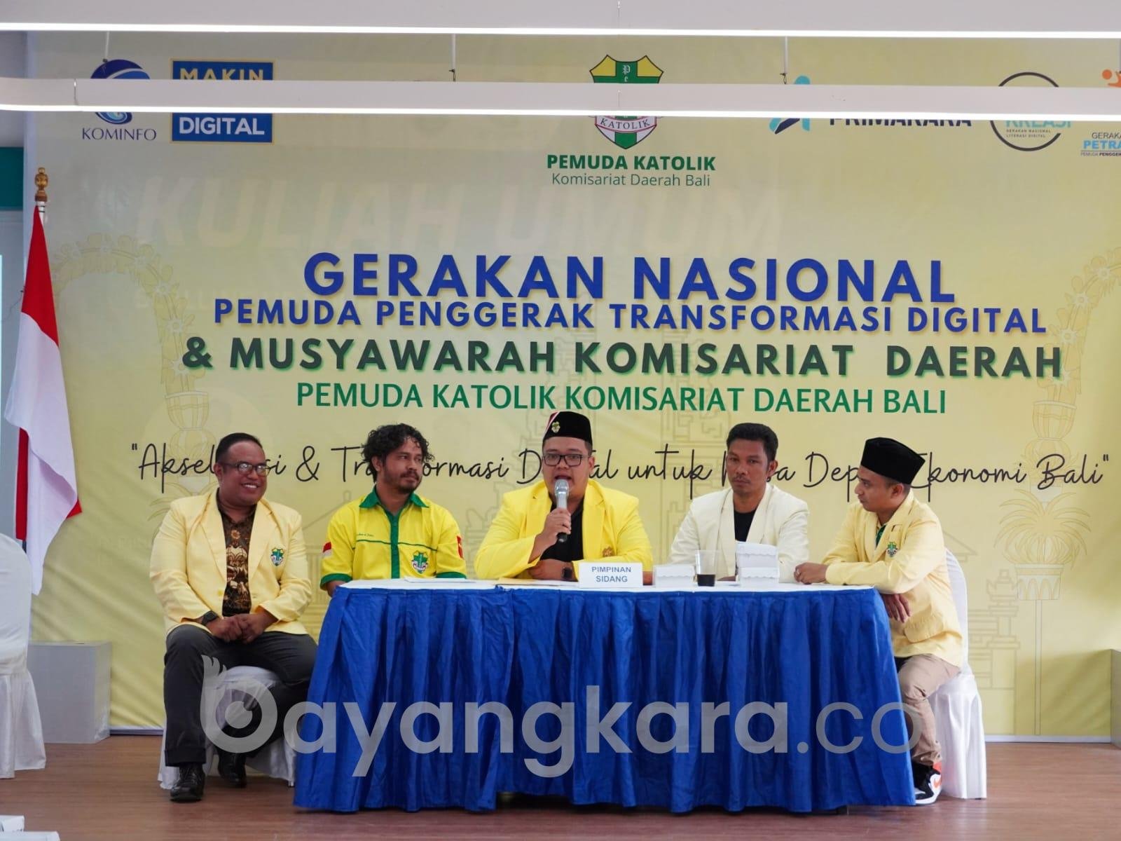 Umbu Billy Purna Tugas, Yogaswara Pimpin Pemuda Katolik Bali: Duc In Altum