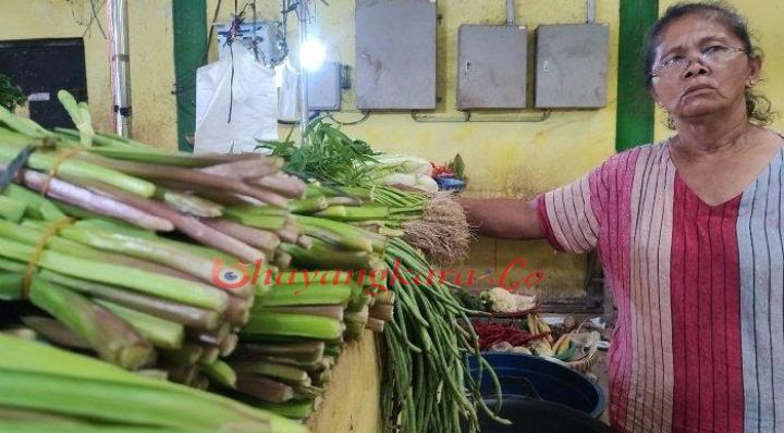 Harga Sayuran di Sei Rampah Anjlok, Pembeli Sepi, Pedagang Merana.