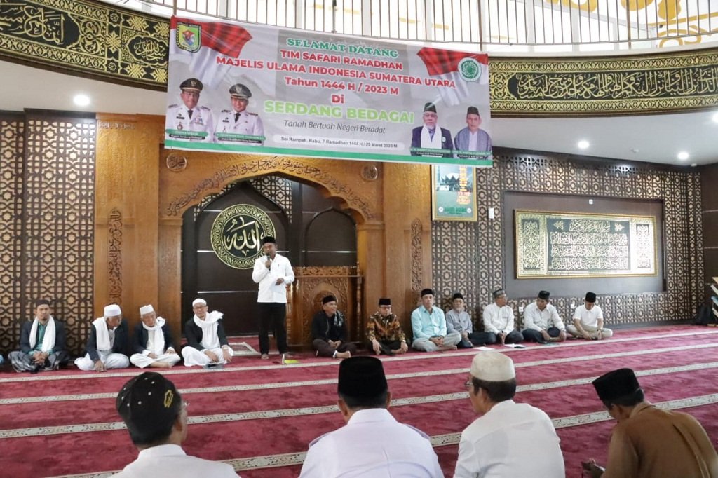 Sergai Jadi Lokasi Kunjungan Tim Safari Ramadan MUI Sumut