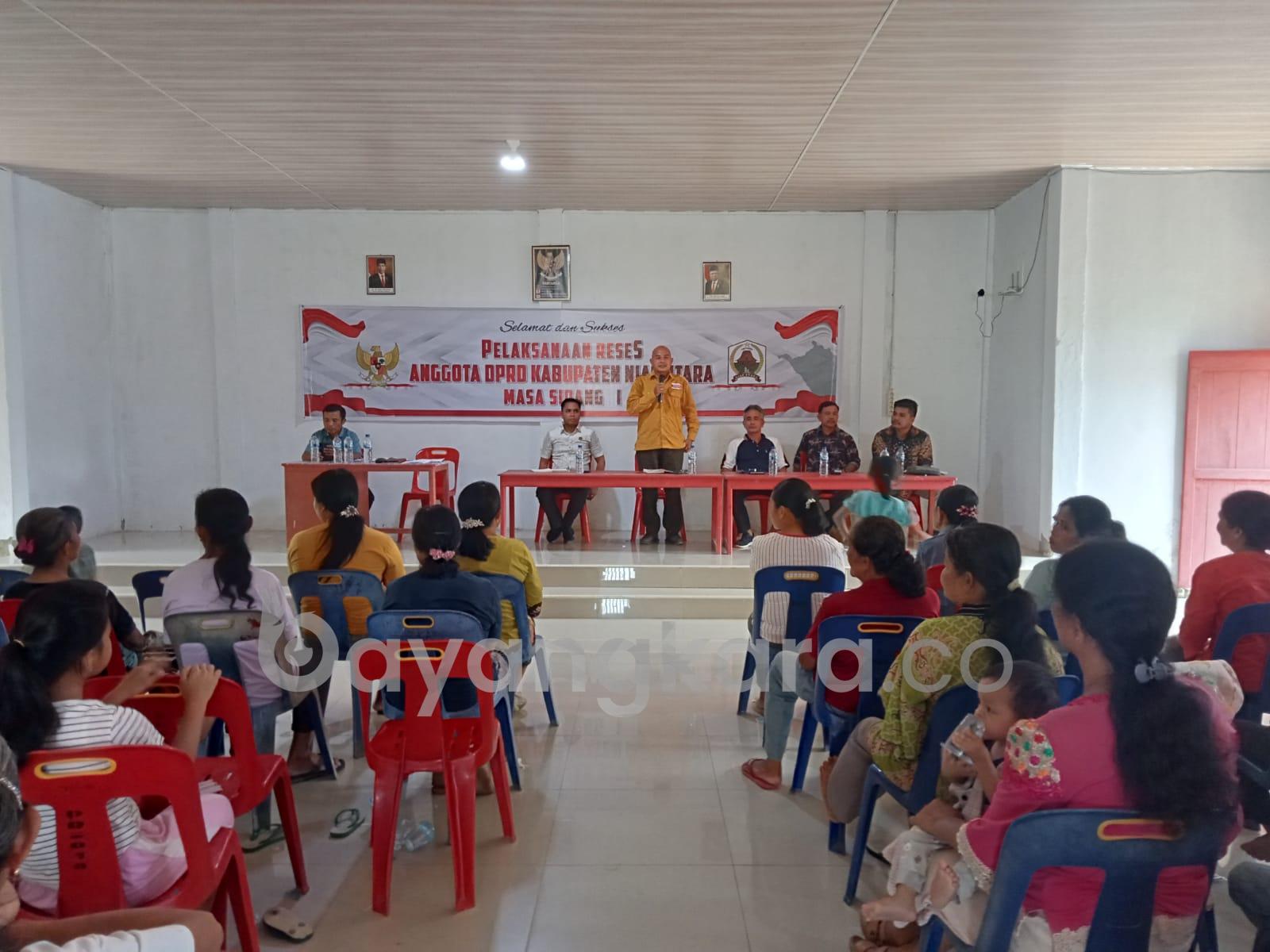 Antusias, Ratusan Masyarakat Desa Meafu Mengikuti Pelaksanaan RESES DPRD Kabupaten Nias Utara Tahap I Tahun 2023.