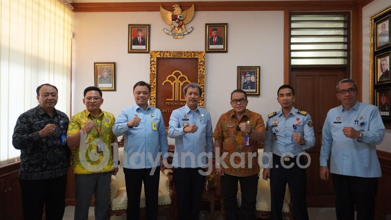 JALIN SINERGITAS, KAKANWIL KEMENKUMHAM BALI TERIMA AUDIENSI KEPALA BNN PROVINSI BALI