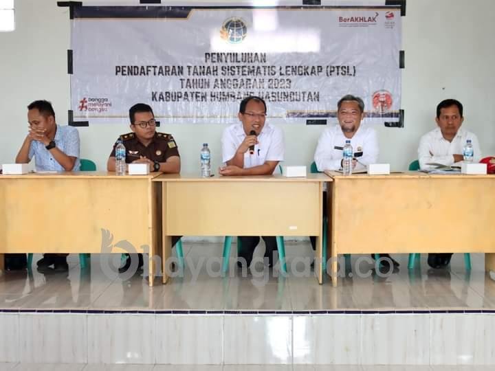 BPN Humbahas Laksanakan Penyuluhan PTSL