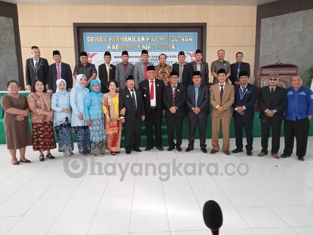 SUMPAH/JANJI PAW ANGGOTA DPRD KABUPATEN NIAS UTARA SISA MASA JABATAN 2019-2024