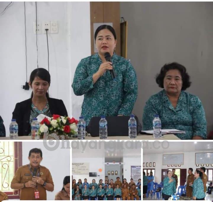 PKK KABUPATEN NIAS UTARA MELAKSANAKAN KEGIATAN MONITORING DI DESA BINAAN.