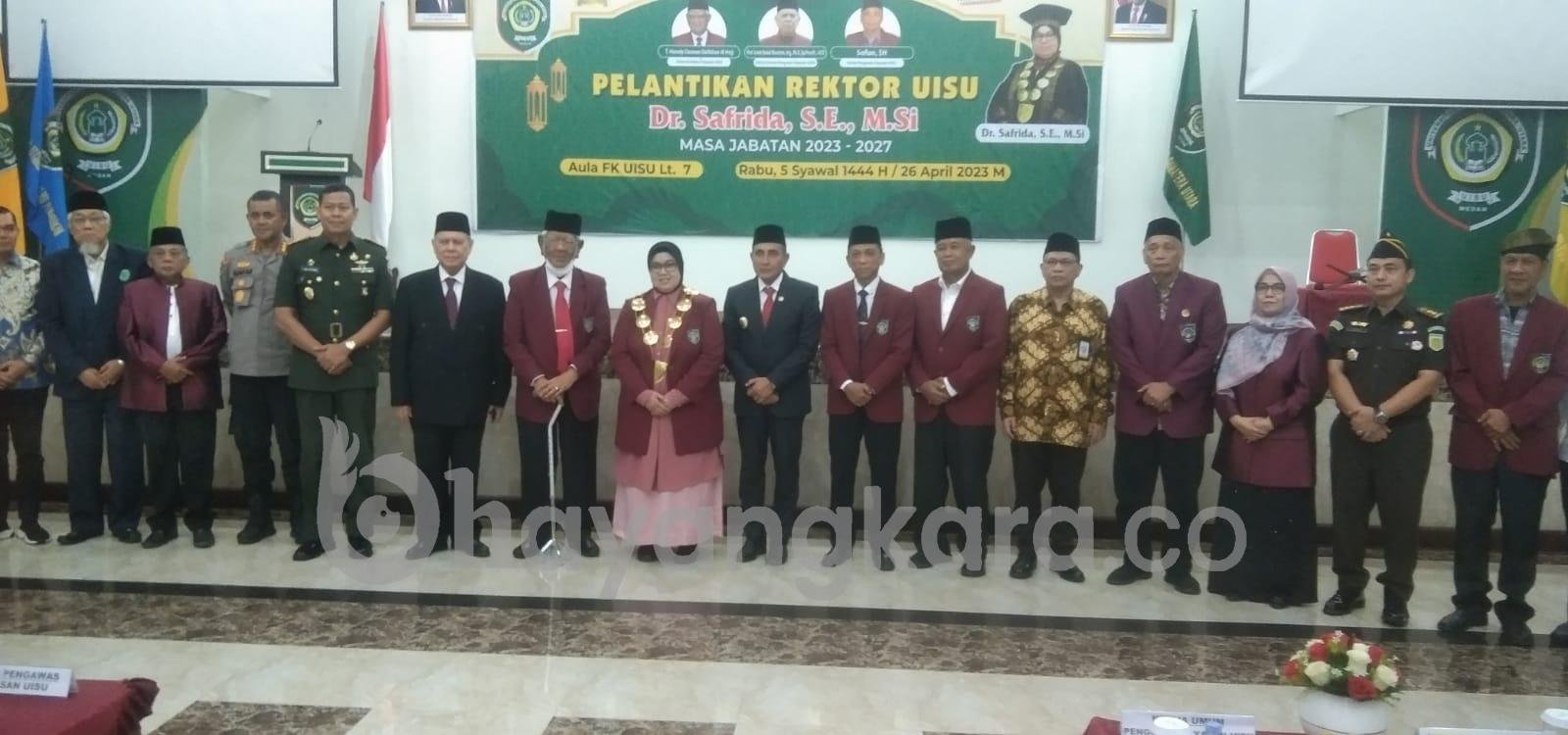 Selamat!!! Dr Safrida SE MSI Terpilih Menjadi Rektor UISU Masa jabatan 2023 – 2027.