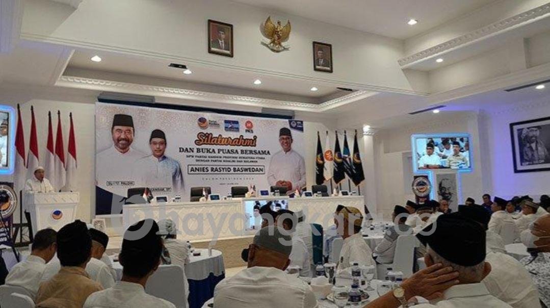 Konsolidasi Pemenang Anies Baswedan , Partai NASDEM DEMOKRAT Serta PKS Sumut Gelar Buka Bersama..