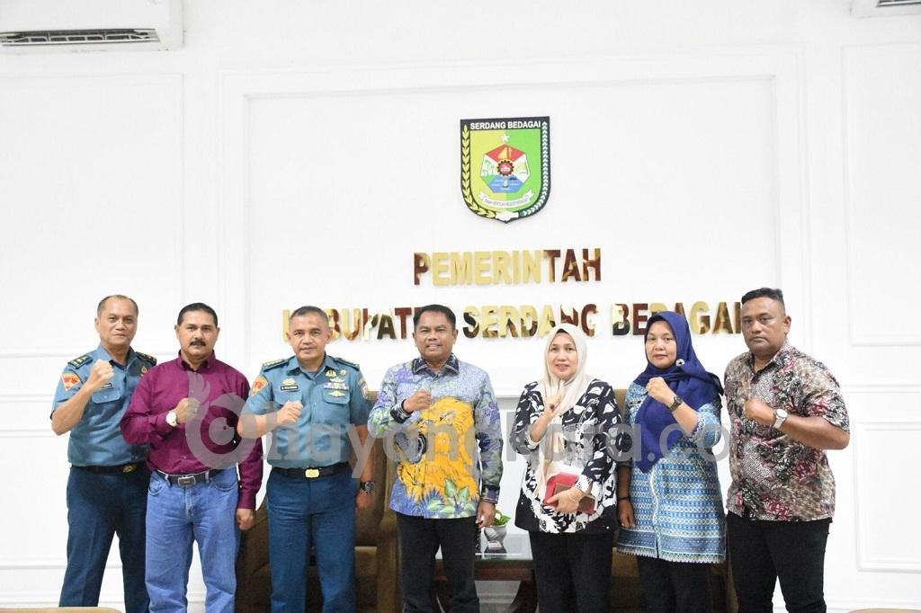 Pemkab Sergai dan Lantamal I Belawan Siap Bersinergi Bangun Desa Bagan Kuala sebagai KBN