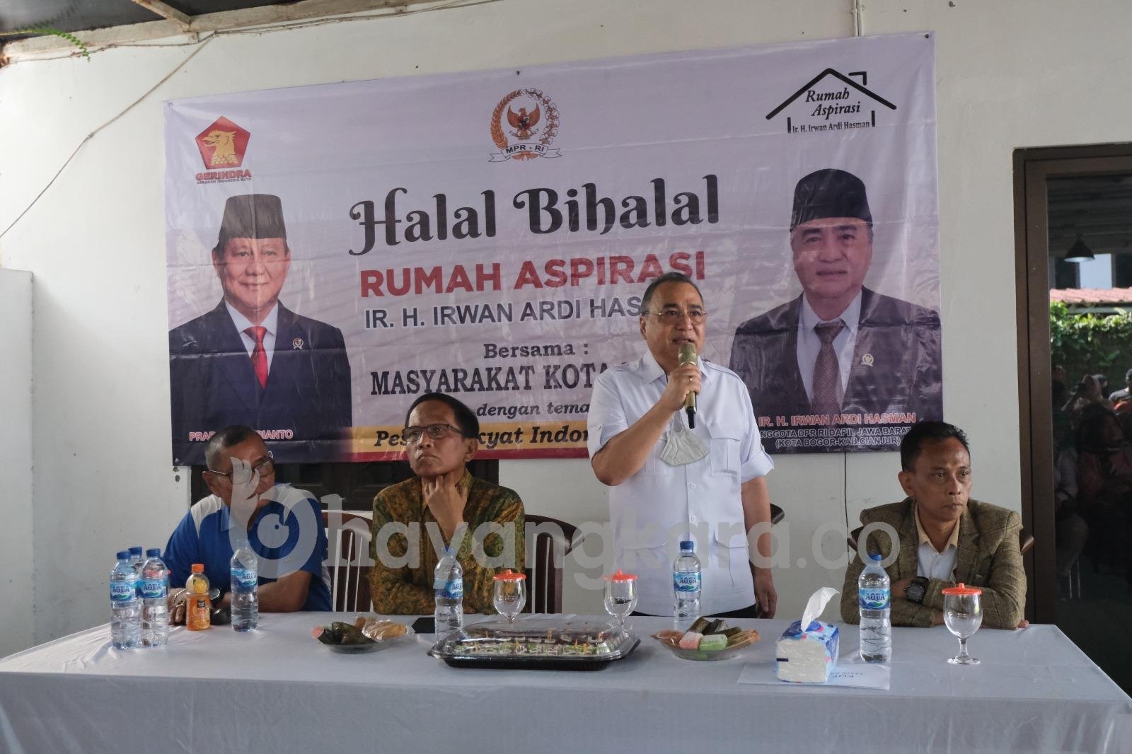 H. Irwan Dari Partai Gerindra Gelar Halal Bihalal Dirumah Apresiasi. 
