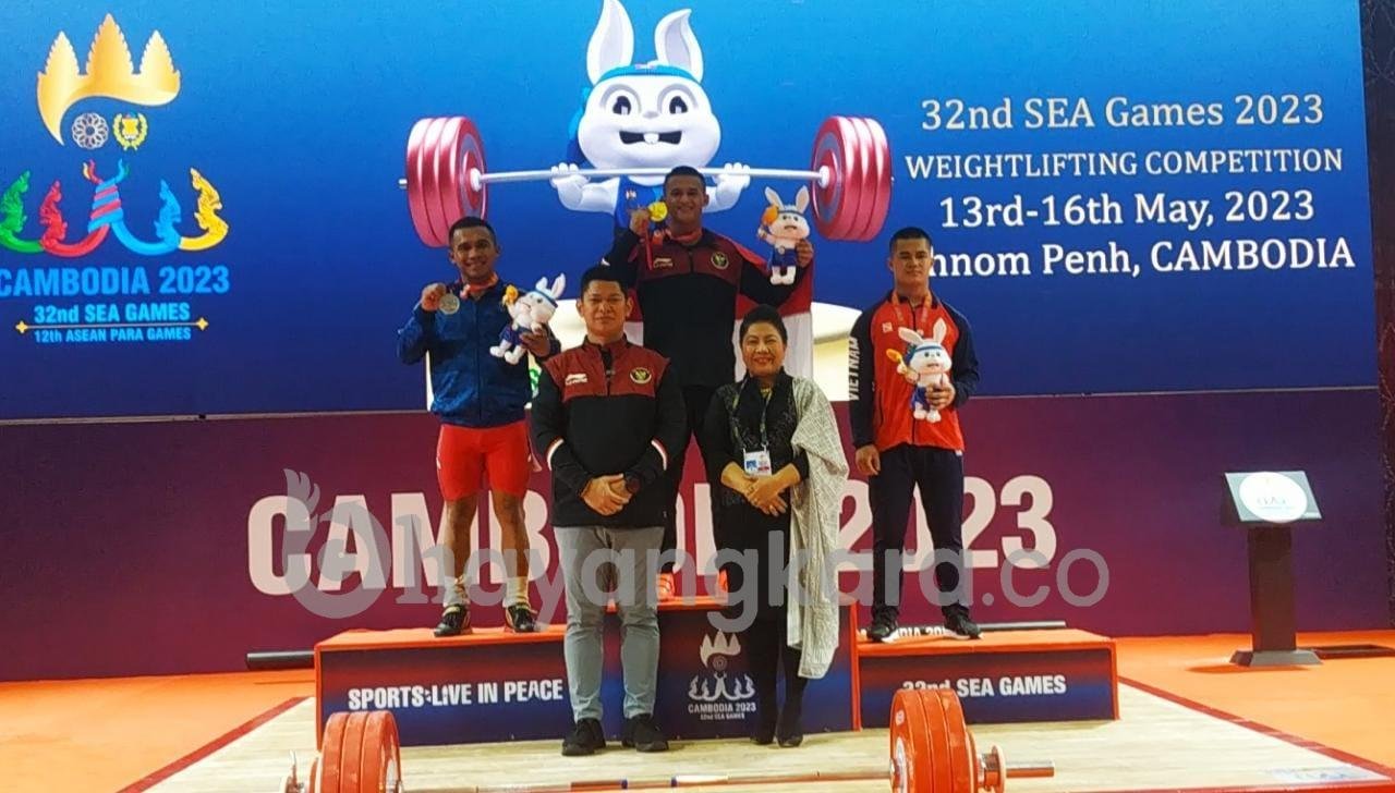 Ketum KOI Didaulat Kalungkan Medali ke Pemenang Cabor Angkat Besi SEA Games 2023