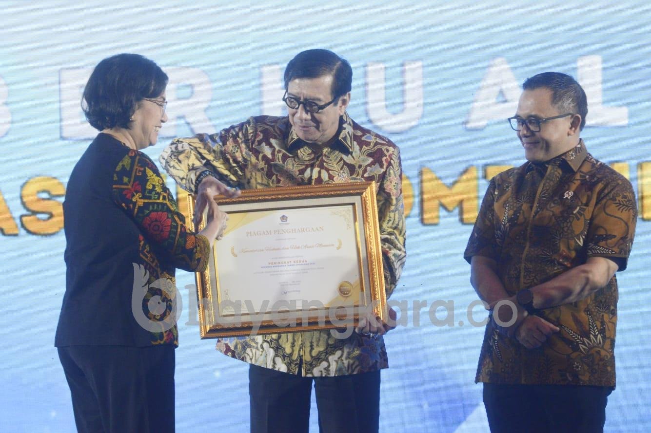 Miliki Kinerja Anggaran Terbaik, Kemenkumham Raih Penghargaan dari Kemenkeu