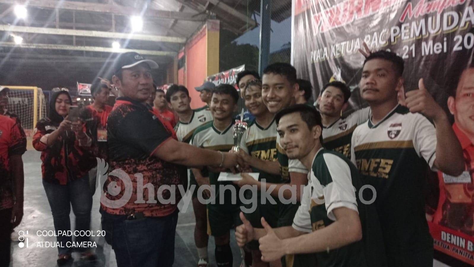 Selamat !!! Tu Sor FC Dari Siantar Juara 1 Memperebutkan Piala Bergilir Ketua PAC PP Guntur Medan Denai