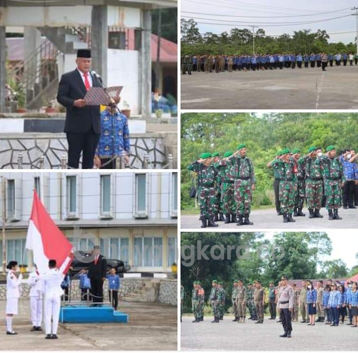 BUPATI NIAS UTARA SEBAGAI INSPEKTUR UPACARA PERINGATAN HARI KEBANGKITAN NASIONAL KE-115 TAHUN 2023.