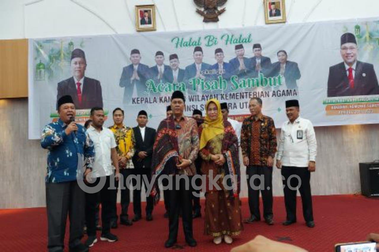 Kakanwil Kemenag SU Ahmad Qosbi Nasution minta seluruh Jajaran ASN Menjalin Keharmonisan dan Kerjasama, Selagus Acara Halal Bihalal