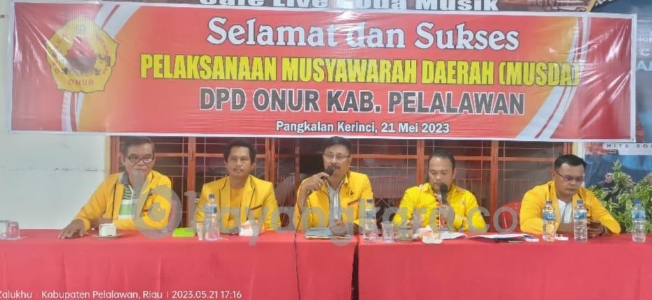 DPD ONUR Kabupaten Pelalawan Laksanakan MUSDA Untuk Memilih Ketua Baru