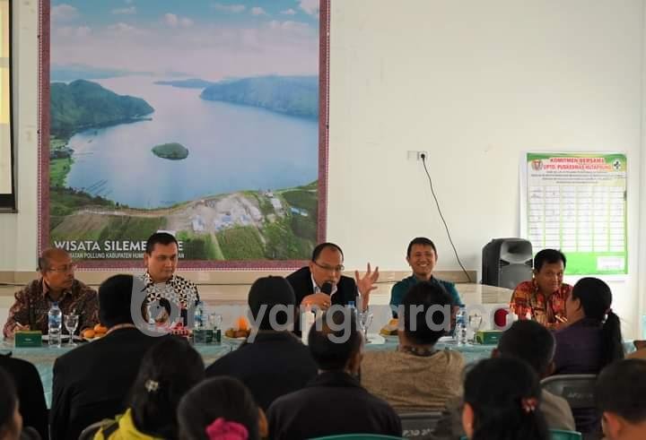 Bupati Humbahas Pimpin Rapat Penanganan Stunting di Puskesmas Pollung