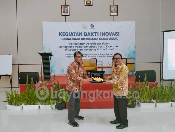 Bupati Humbahas Buka Sosialisasi Informasi Geospasial