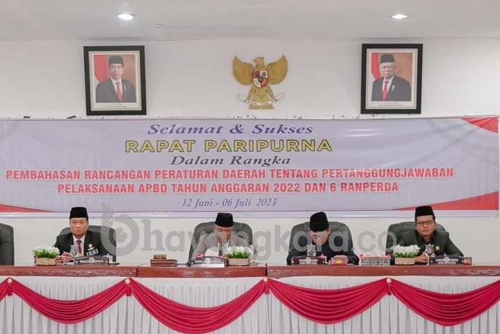 Bupati Humbahas Sampaikan Nota Pengantar Atas 7 (Tujuh) Ranperda Kabupaten Tahun 2023