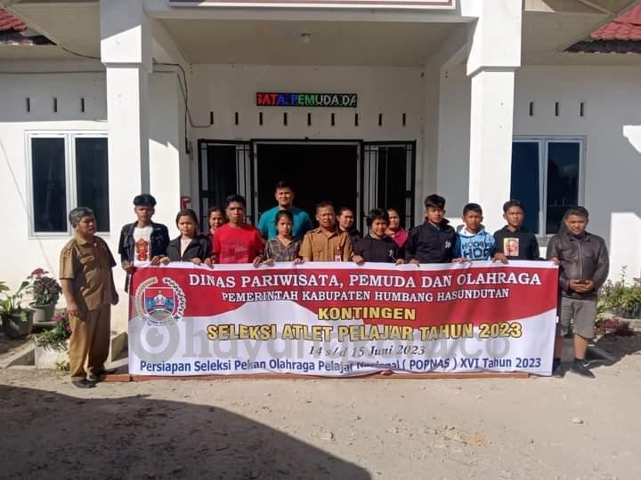 Pemkab Humbahas Berangkatkan Kontingen Ikuti Seleksi POPNAS Tahun 2023
