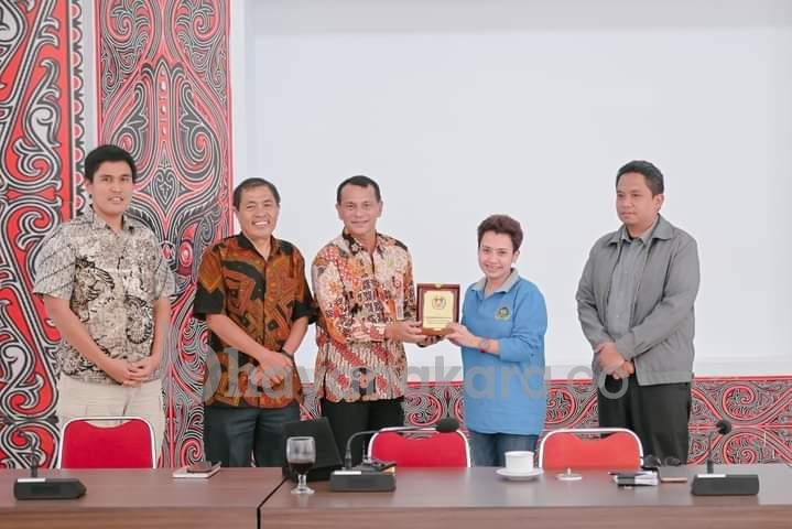 Bupati Humbahas Terima Kunjungan Peserta Diklat Sesdilu Angkatan 74