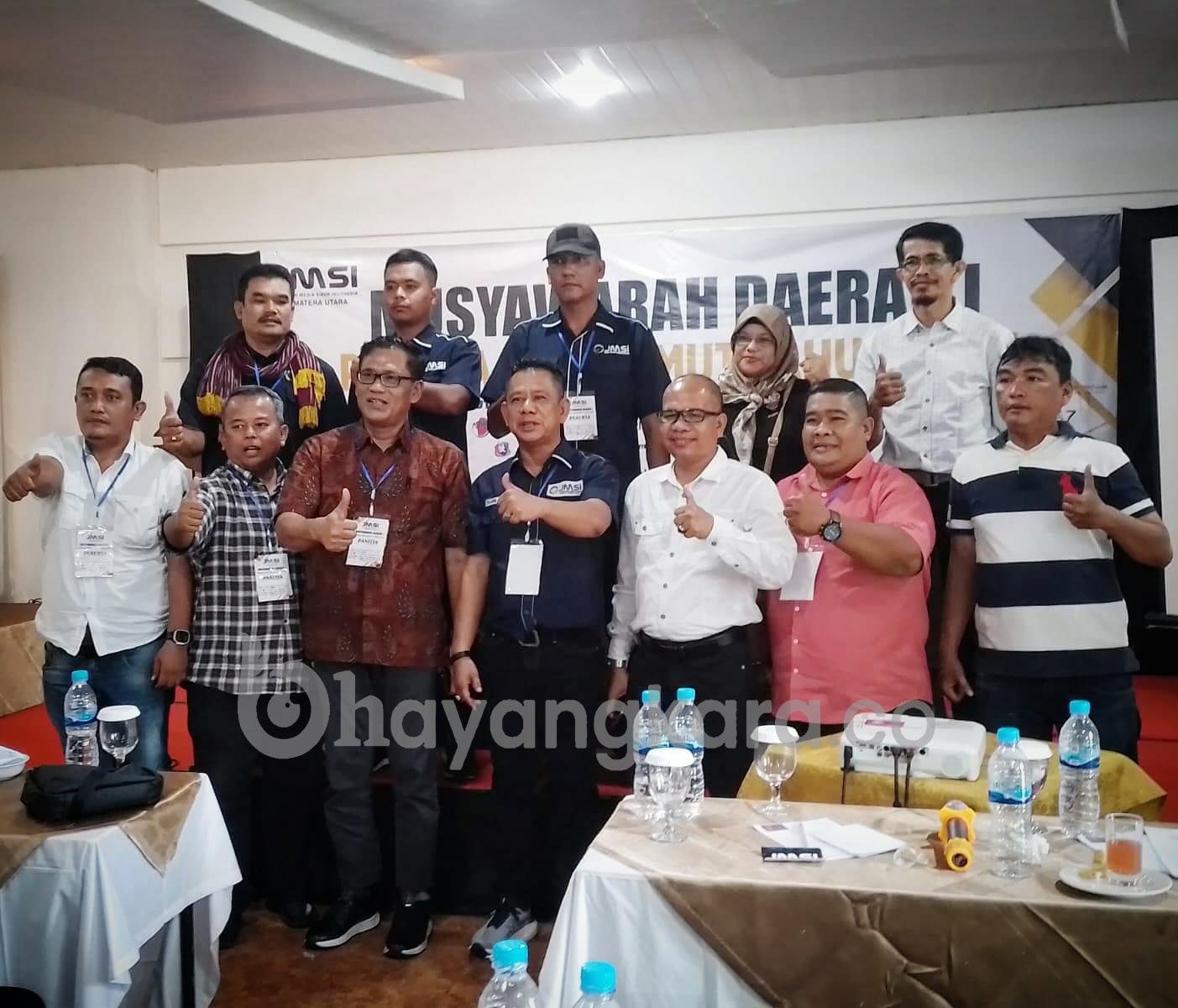 Musda Sukses, Chairum Lubis Terpilih Sebagai Ketua JMSI Sumut.