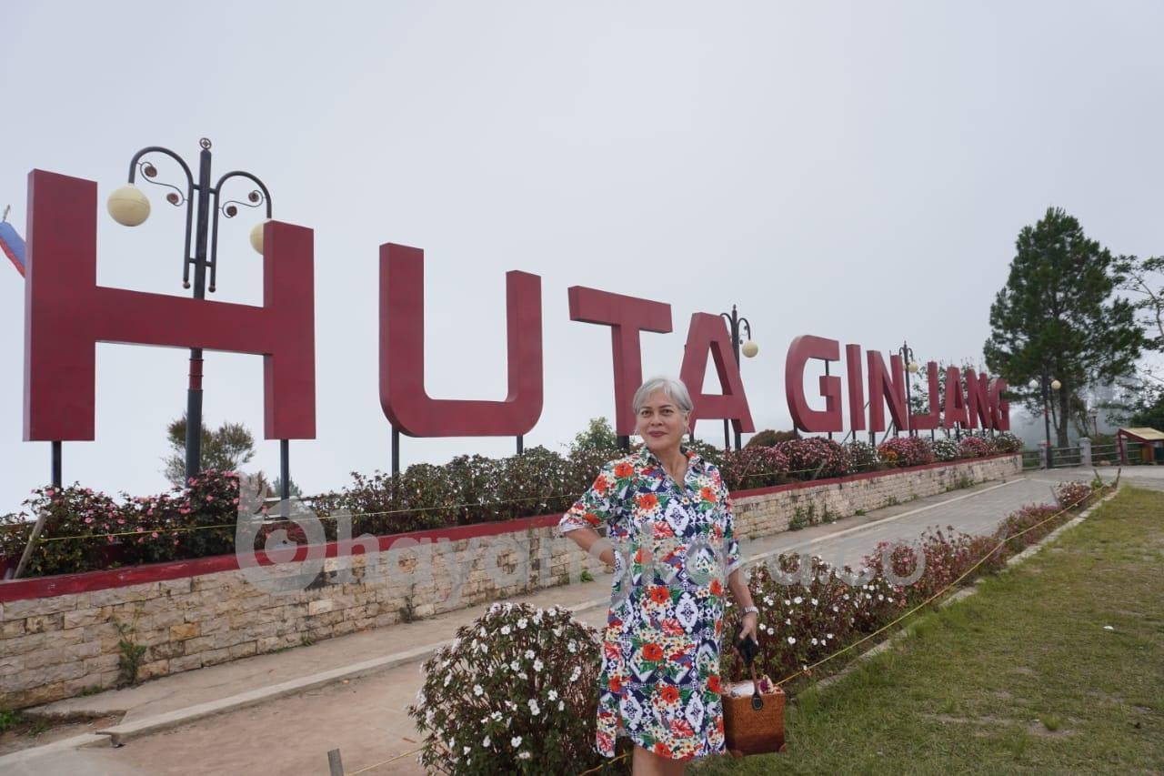 Kunjungi Huta Ginjang, Irma Hutabarat Berharap Wisata di Tapanuli Utara Bisa Maju