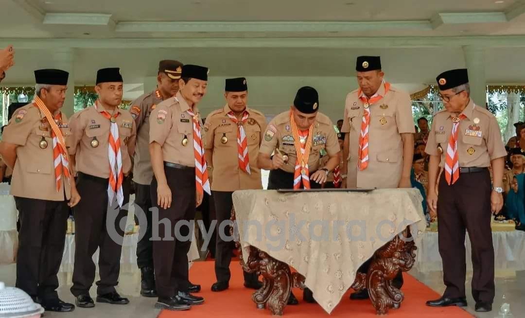 Bupati Batu Bara Ir Zahir M Ap Selaku ketua Mabicab Hadiri Pembukaan Raimuna Daerah ke-VIII Provinsi Sumatera Utara tahun 2023. 