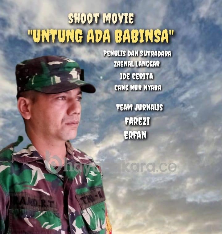 Untung ada Babinsa” sebuah judul film pendek yang akan ikut di festival BABINSA AWARDS