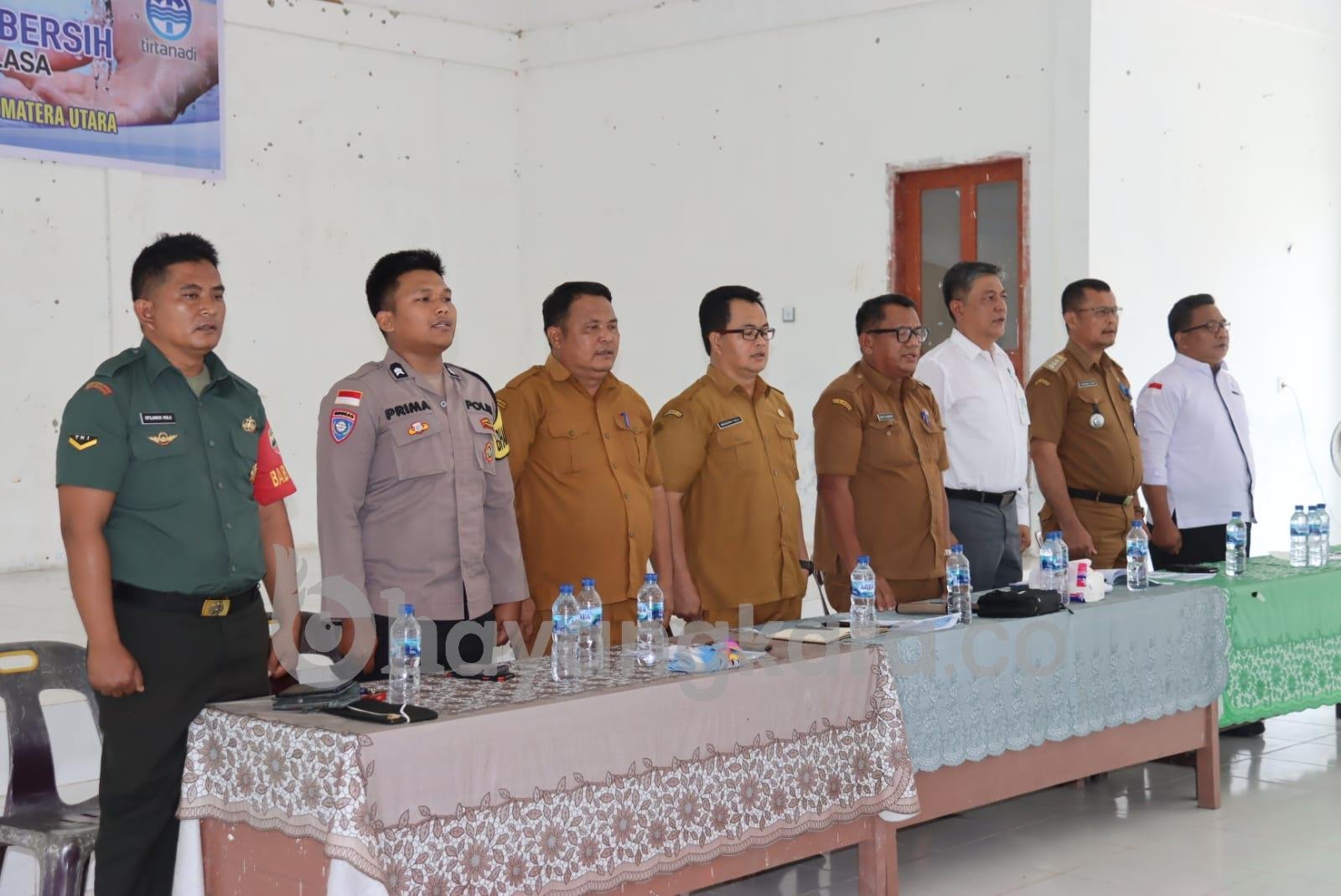 SOSIALISASI OPERASIONAL DAN RETRIBUSI AIR BERSIH.