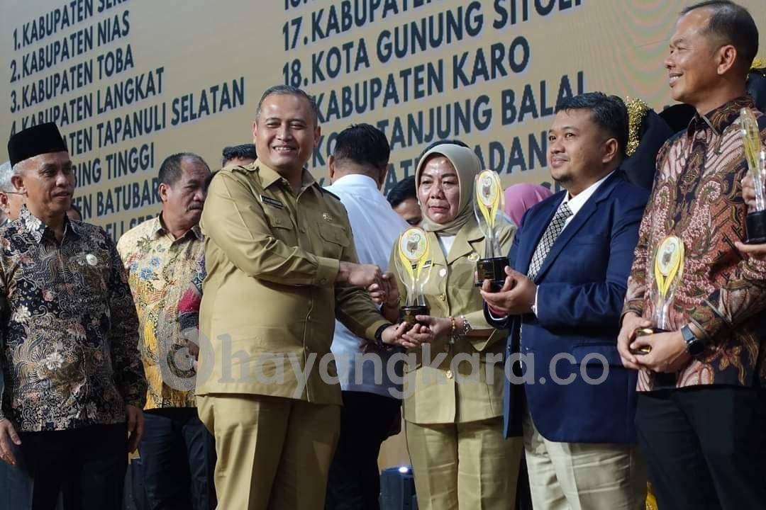 Pemkab Batu Bara Boyong Empat Penghargaan KIP 2023.