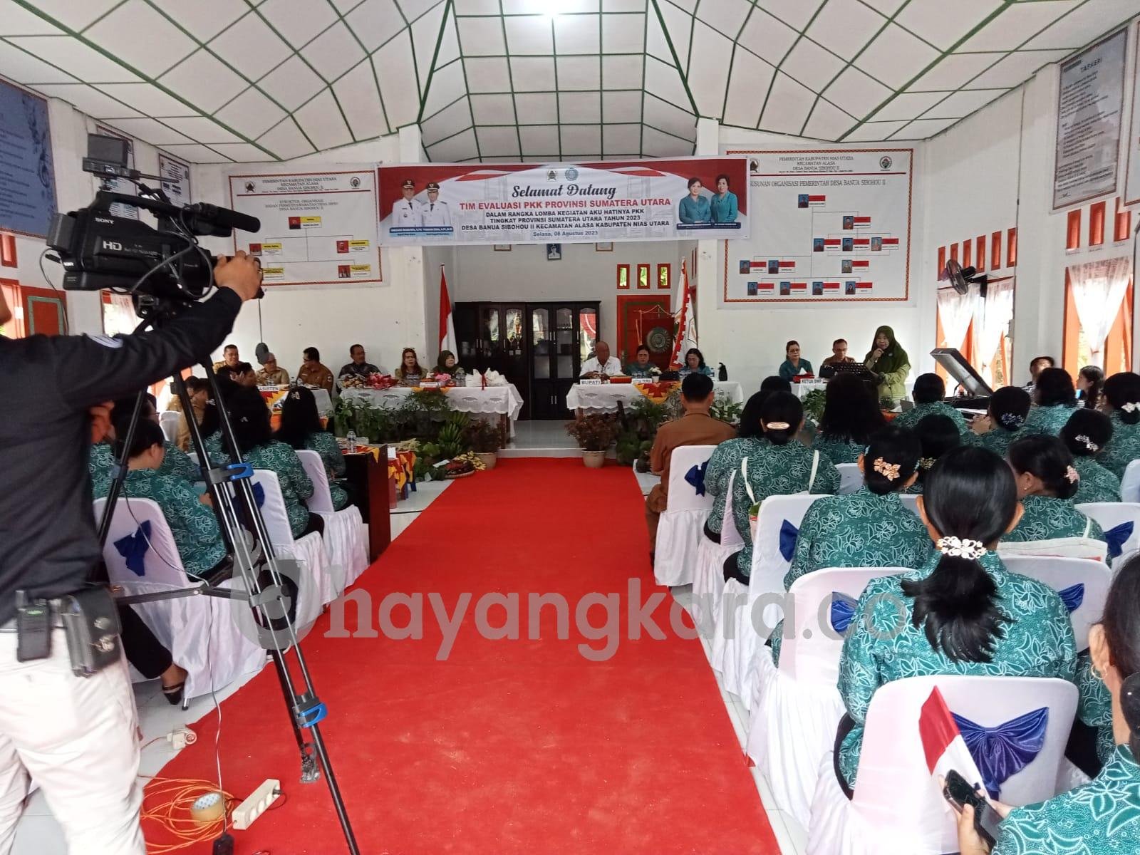 Tim PKK Propinsi Sumatera Utara Tiba di Kabupaten Nias Utara.