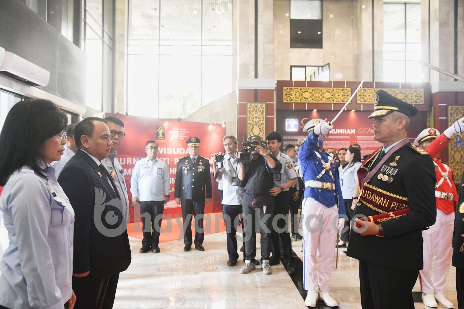 Wisuda Purnabakti Pengayoman, Sekjen Sebut Pengabdian Bagi Bangsa Belum Selesai.