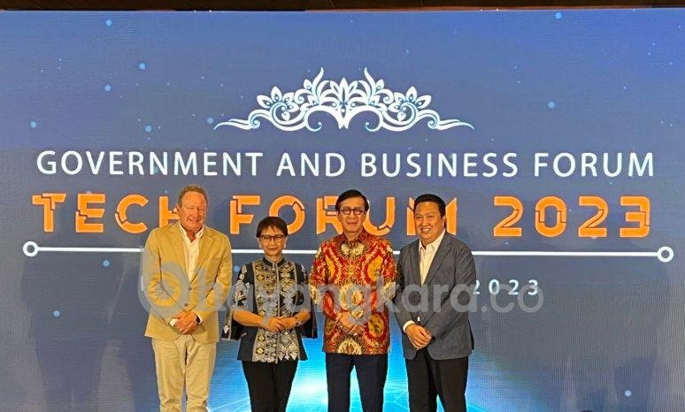 Menkumham Ajak Pelaku Bisnis Sinergi dengan Pemerintah Perangi Perdagangan Orang.