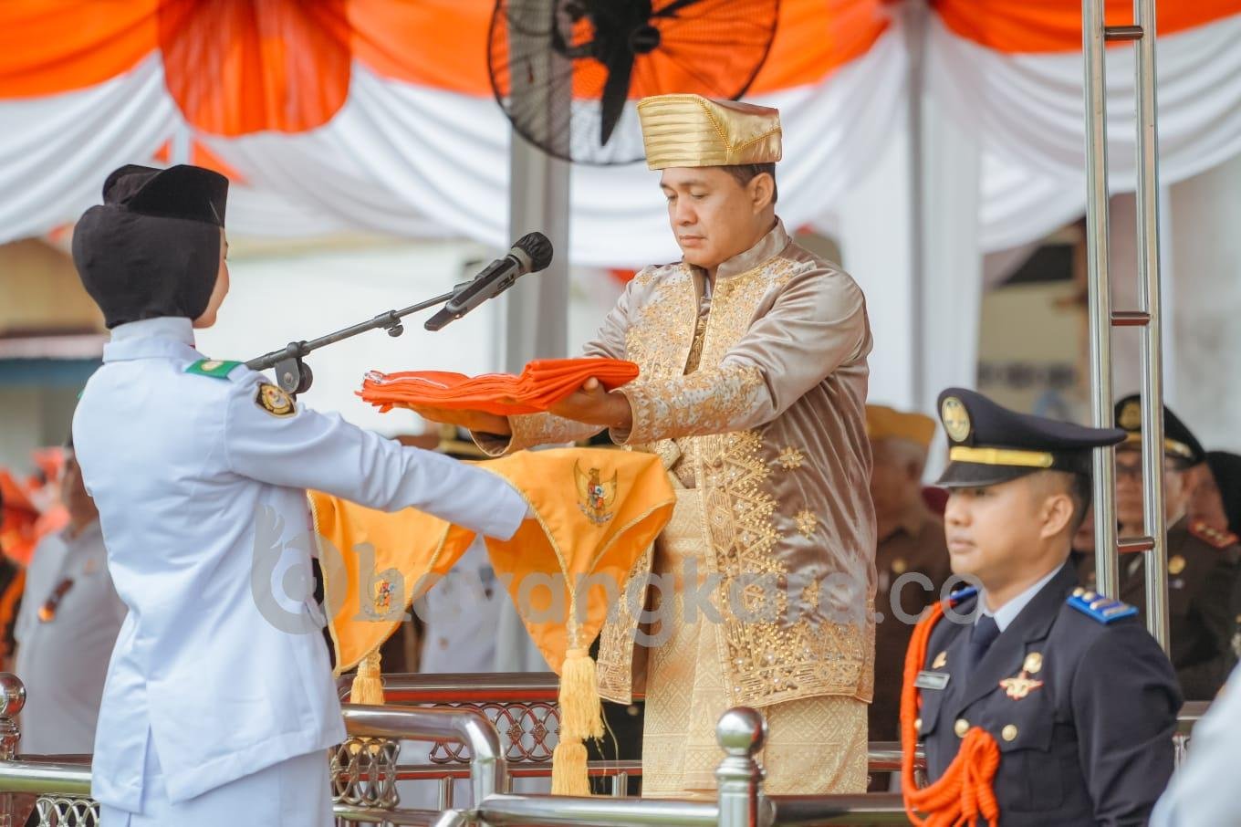 Pemkab Batu Bara Gelar Upacara HUT ke-78 Kemerdekaan RI.
