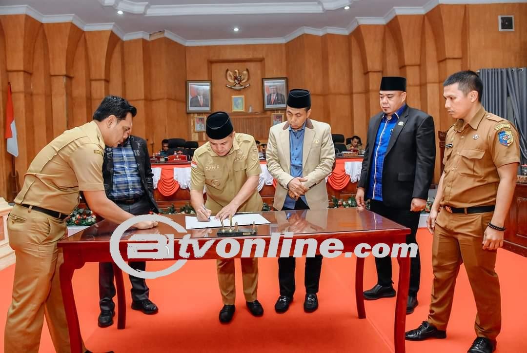 DPRD Batu Bara Setujui Ranperda P-APBD Tahun 2023. 