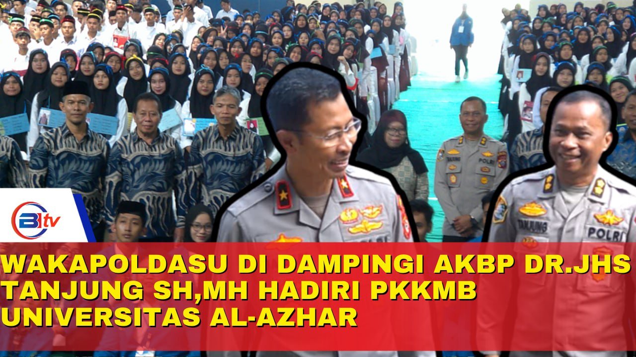 Wakapoldasu Brigjen Pol. Drs. Jawari, SH, MH Hadiri PKKMB Universitas Al-Azhar