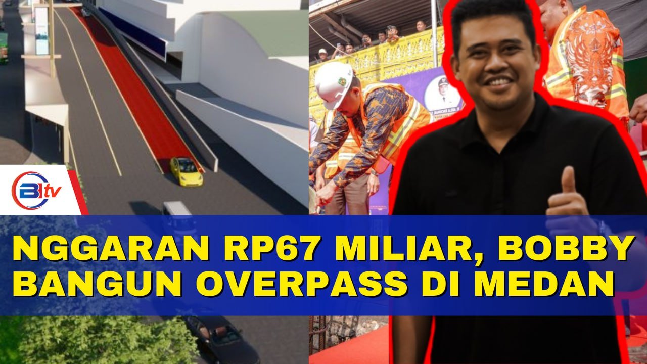 Anggaran Rp67 Miliar,Bobby Nasution akan Bangun Overpass Demi Atasi Kemacetan di Medan