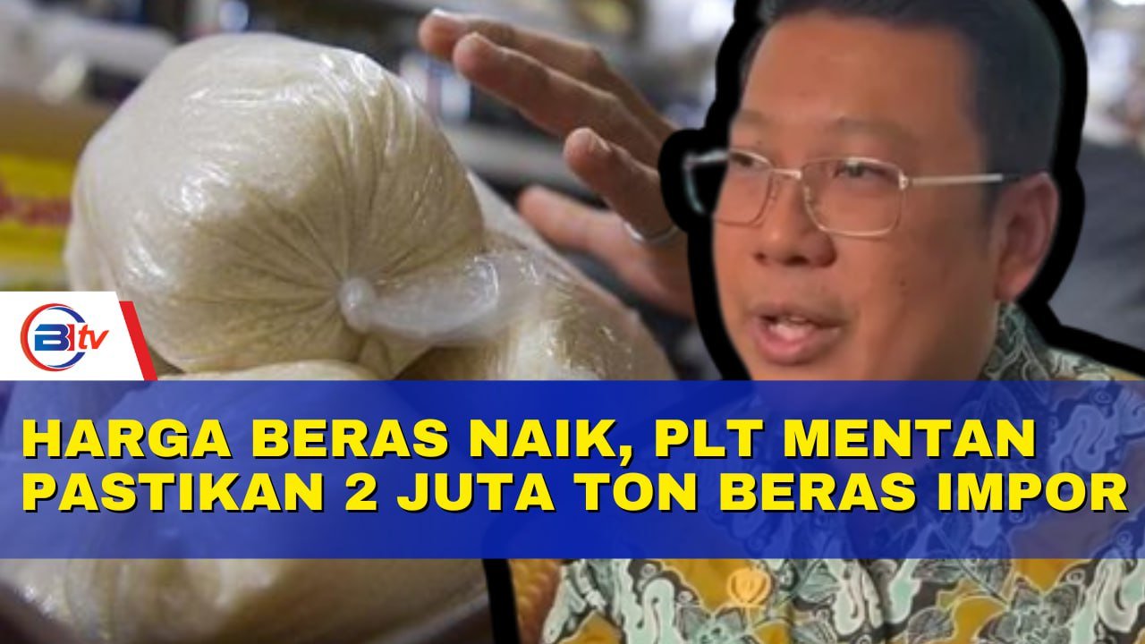 Harga Beras Naik,Plt Mentan Pastikan 2 Juta Ton Beras Impor Tiba November Mendatang