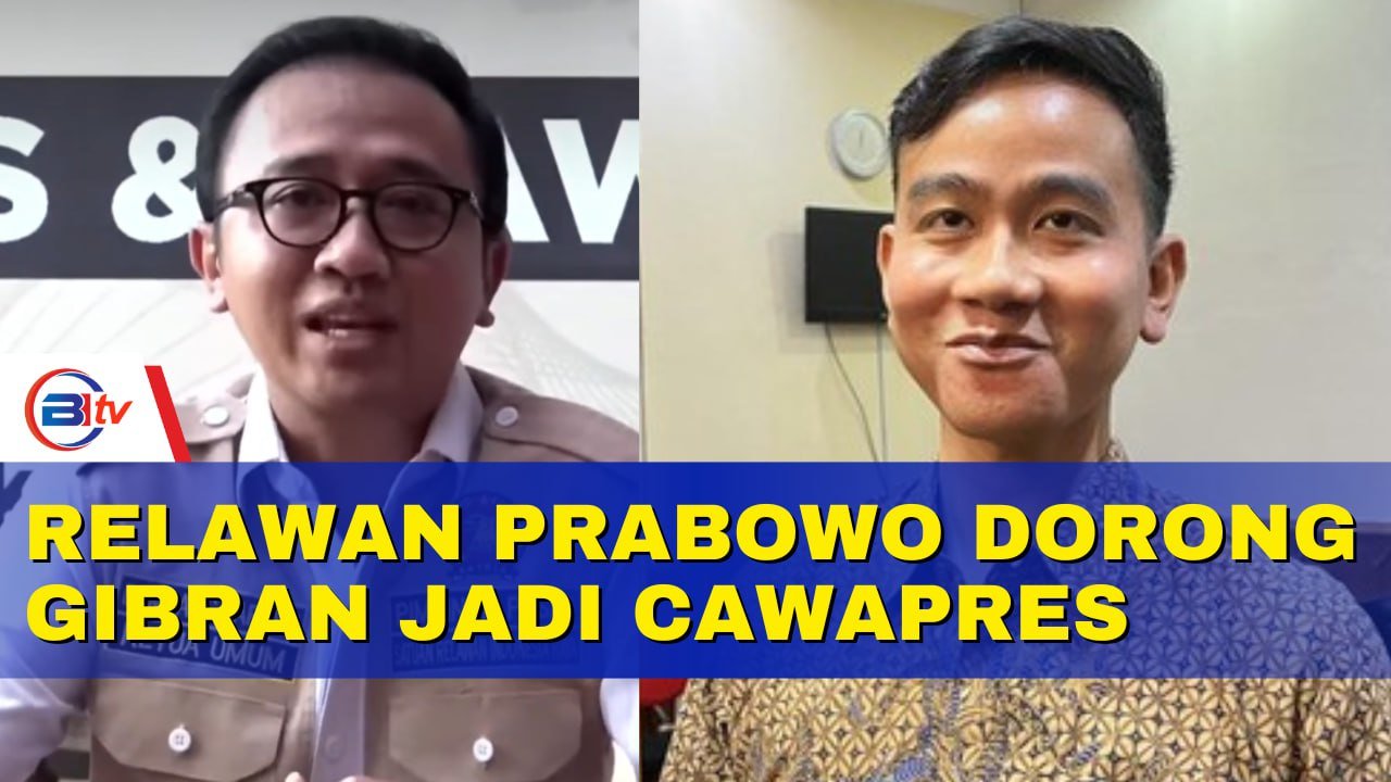 Blak-blakan!Relawan Prabowo Dorong Gibran jadi Cawapres