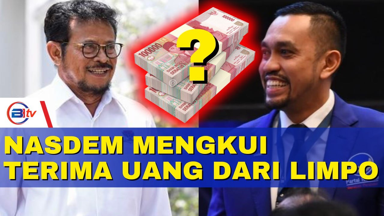 Nasdem Mengkui Terima Uang dari Syahrul Yasin Limpo