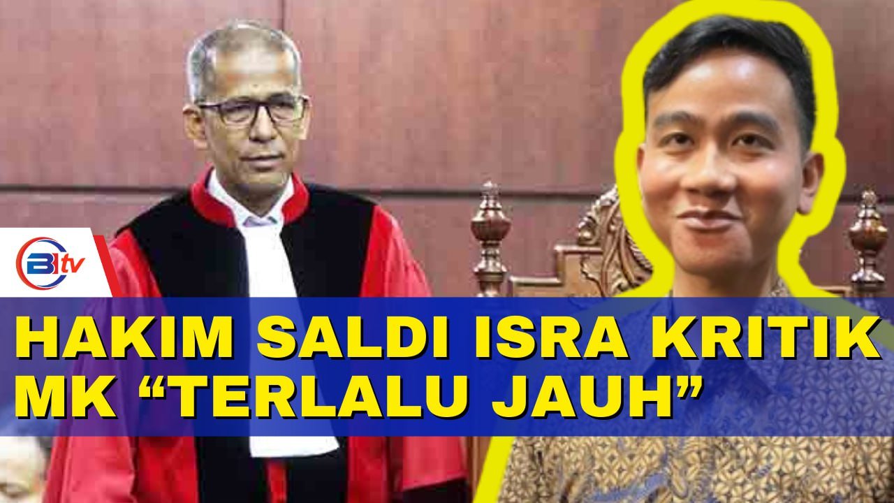 Hakim Saldi Isra Kritik MK “Terlalu Jauh” Buat Putusan yang Buka Jalan Gibran ke Pilpres