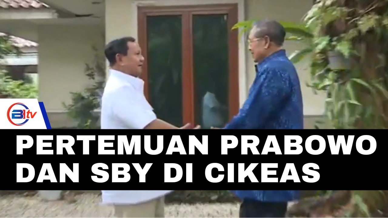 AHY Beberkan Isi Pertemuan Prabowo dan SBY di Cikeas Sebelum Mendaftar ke KPU