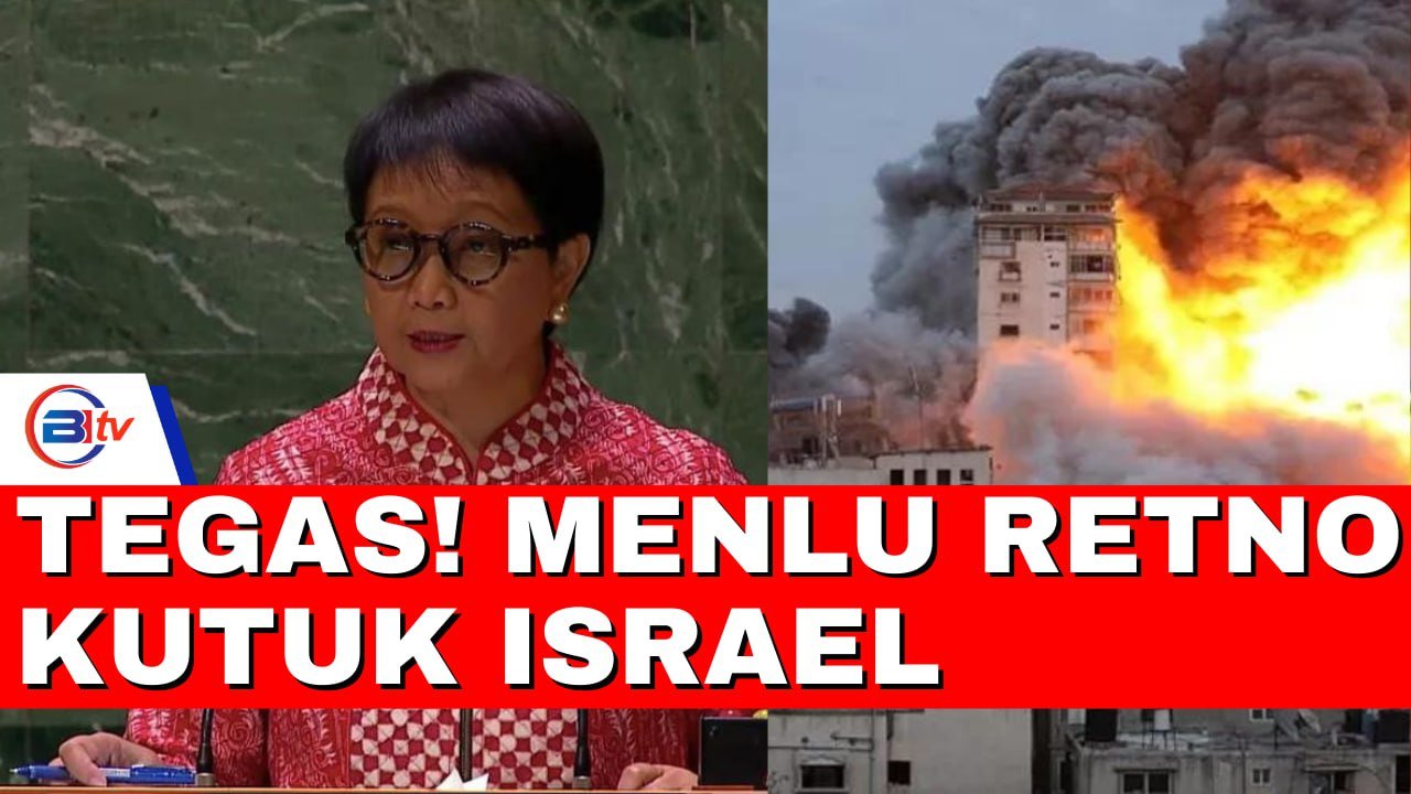 Tegas! Menlu Retno Kutuk Israel Getarkan Sidang Darurat PBB