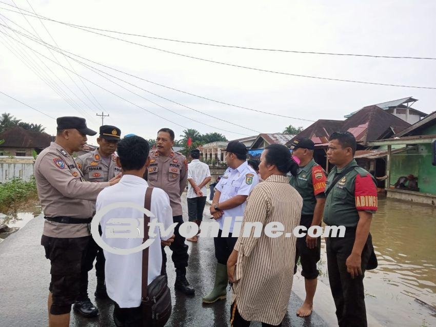 Puluhan Rumah di Sei Bamban Terendam Banjir