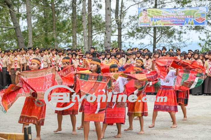 Kemah Kaldera Toba ke-3 Kwartir Daerah Gerakan Pramuka Sumut di Humbahas
