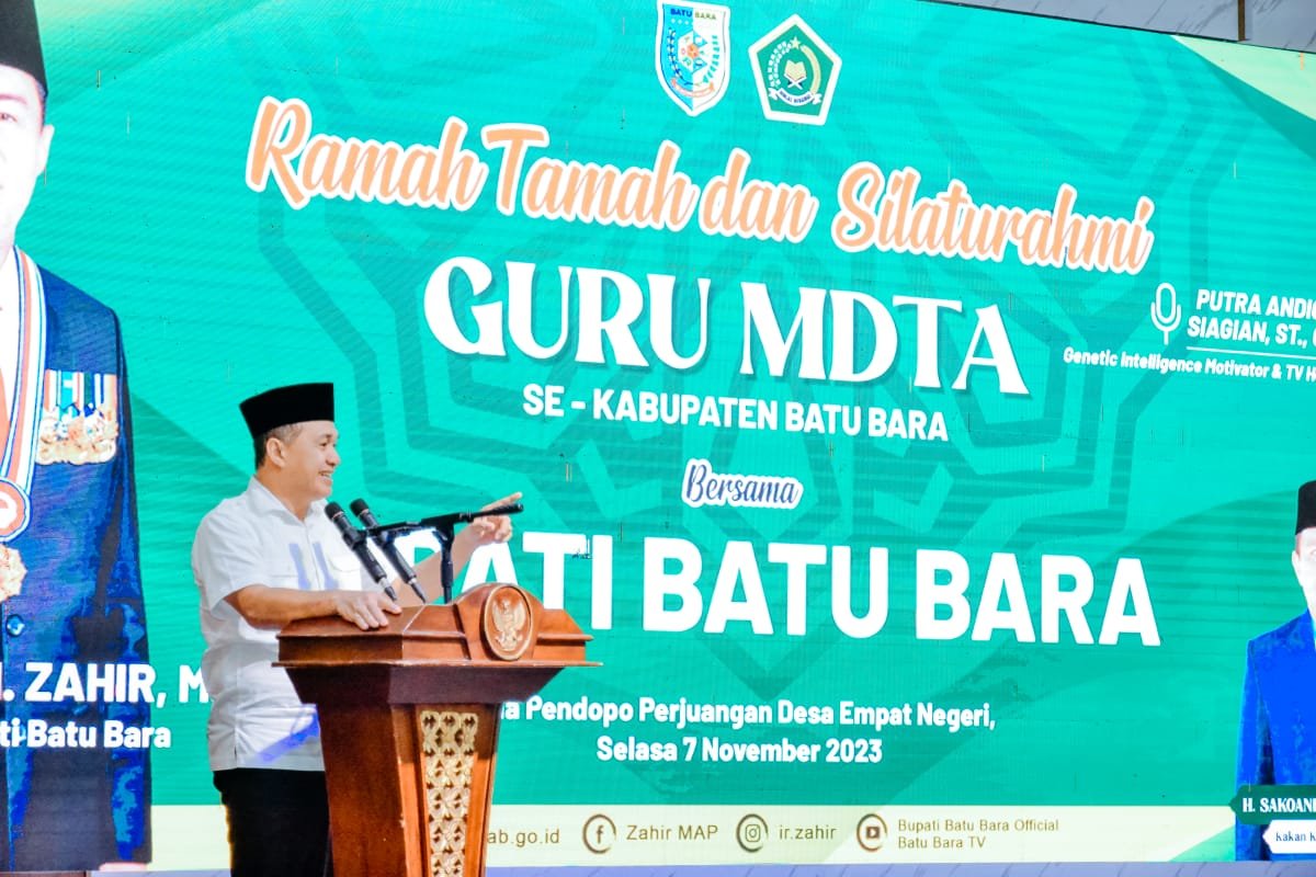 Bupati Zahir Tegaskan Insentif Guru MDTA Diberikan Jika Lembaganya Legal