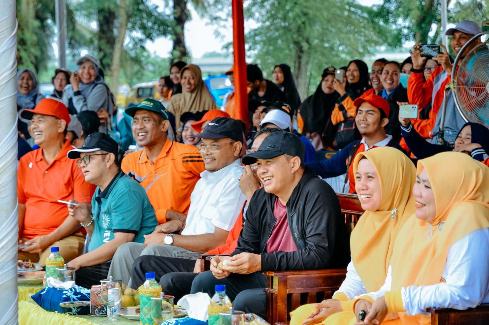Lomba Baris-berbaris Peringati HUT ke-78 PGRI dan HGN 2023 di Batu Bara Berlangsung Meriah