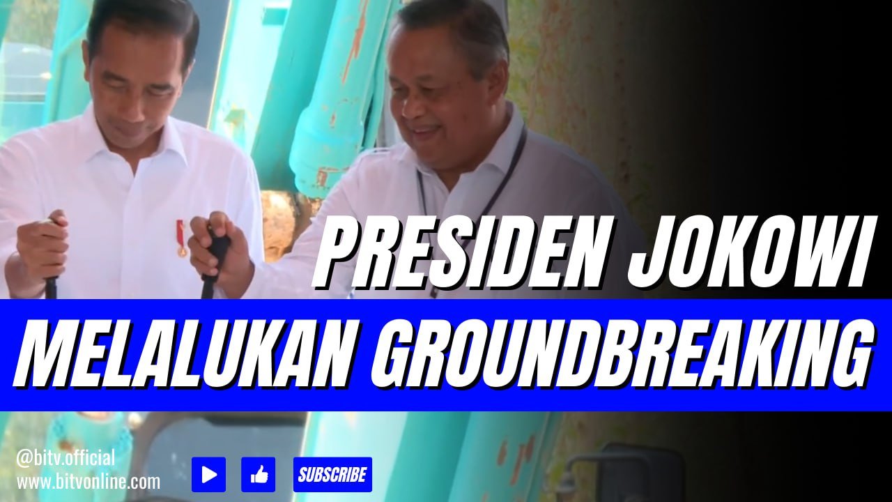 Presiden Jokowi Melalukan Groundbreaking Kompleks Perkantoran Bank Indonesia di IKN